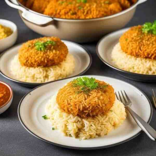 Рассыпчатый рис с курицей Почти ризотто